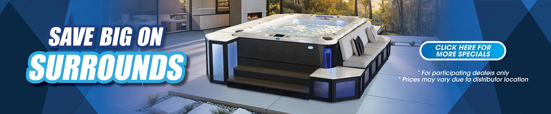 Calspas hot tub being used in a family setting - San Mateo