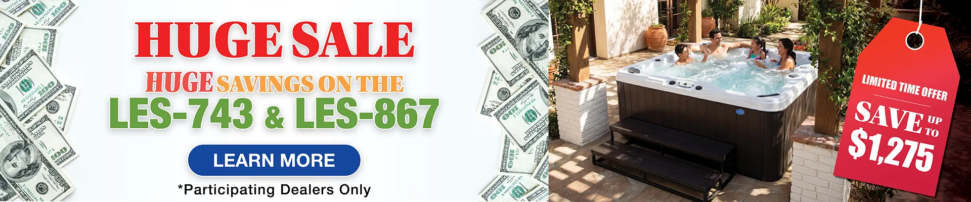 Calspas hot tub being used in a family setting - San Mateo